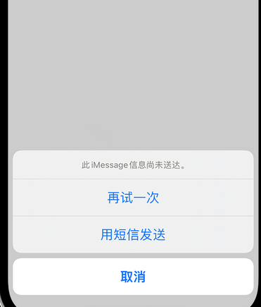 红岗apple维修iPhone上无法正常发送iMessage信息